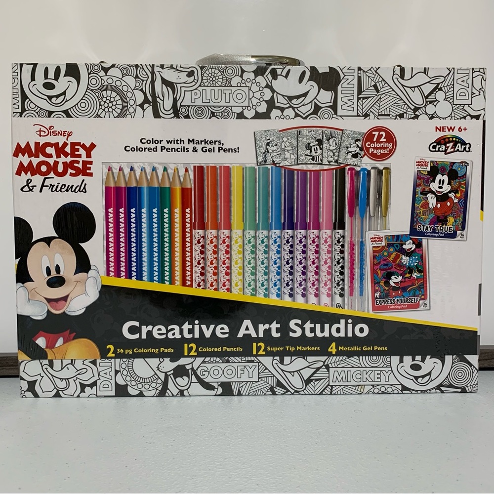 Disney Mickey Mouse & Friends Creative Art Studio-NWT